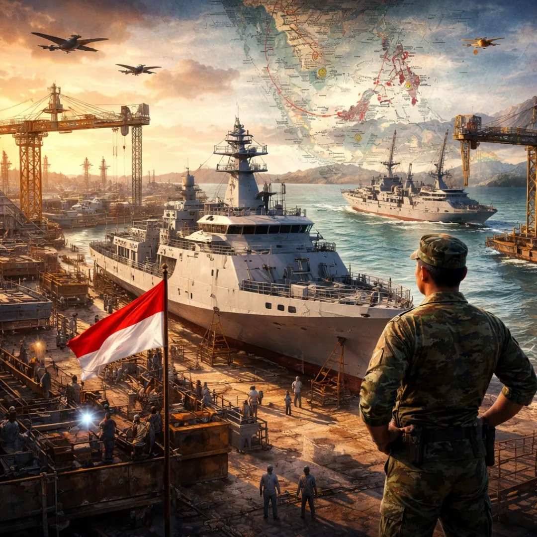 Galangan Kapal, Geopolitik, dan Taruhan Kemandirian Pertahanan Indonesia