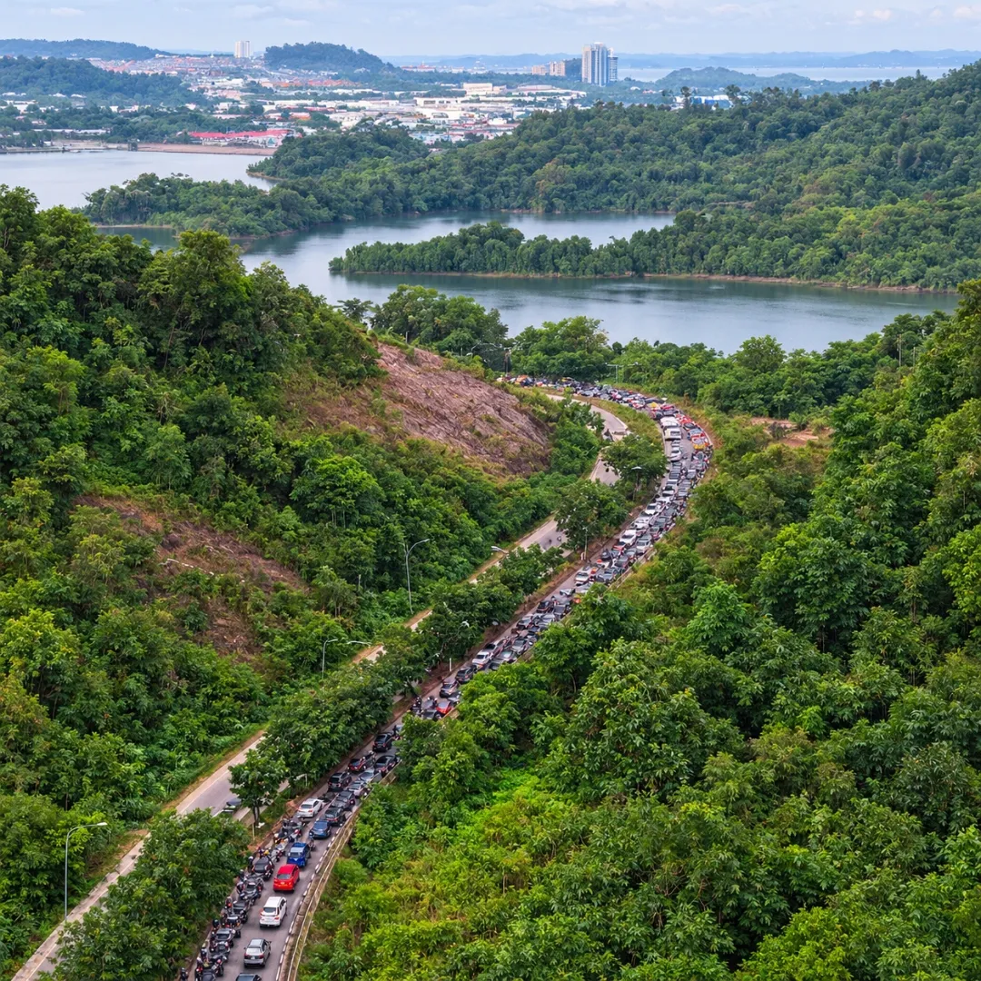 Bukit Daeng Macet, Waktu Warga Terbuang di Jalan