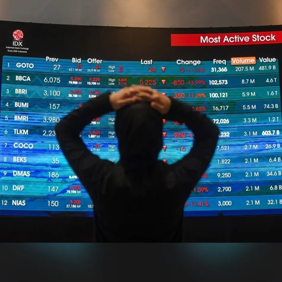 Rp 3,34 Triliun Keluar dari Pasar Modal Indonesia, Investor Asing Ramai-Ramai Jual Saham