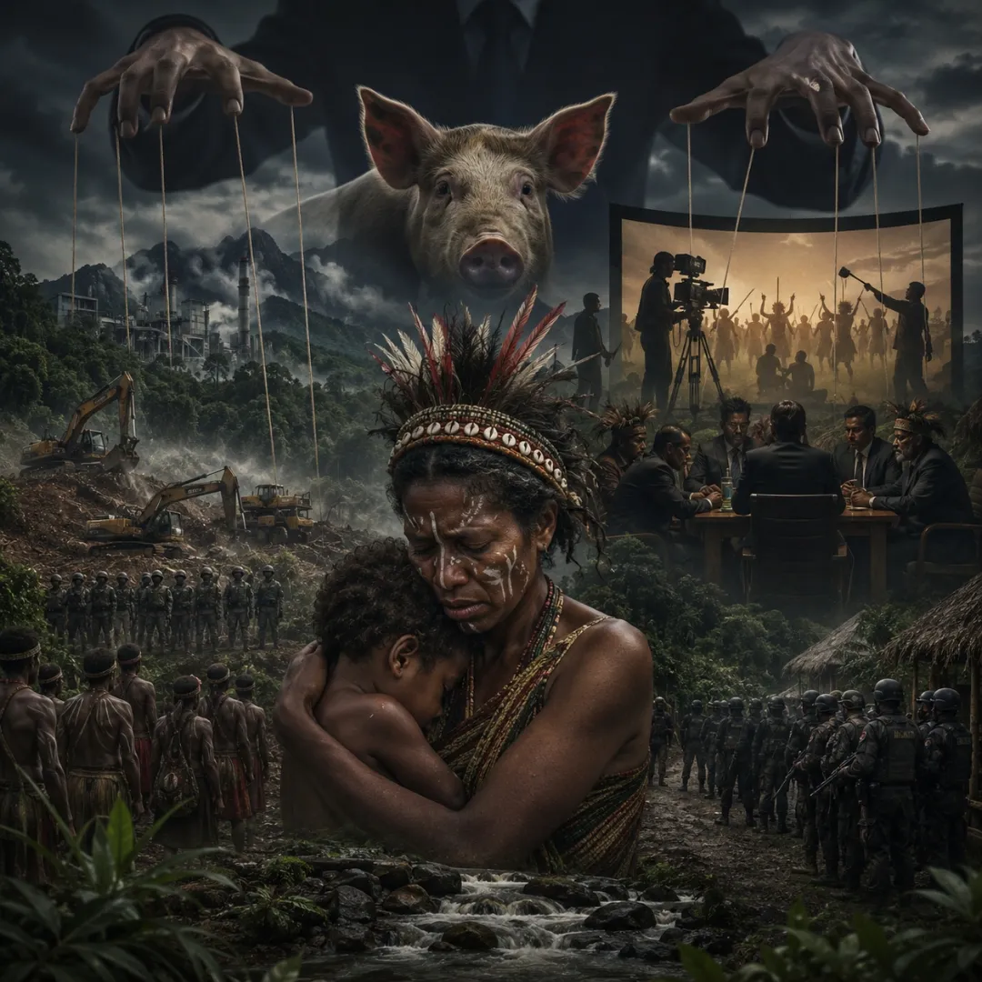 Papua, Pesta Babi, dan Mereka yang Menjual Luka atas Nama Ideologi